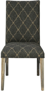 Arlo Side Chair ARL4714 arlo side chair in dark gray and gold patterned fabric isolated on white