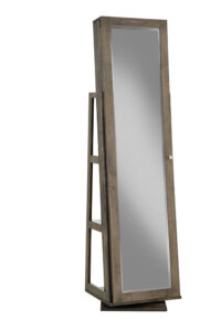 Taylor Mirror in Maple and 317 Gravel stain.